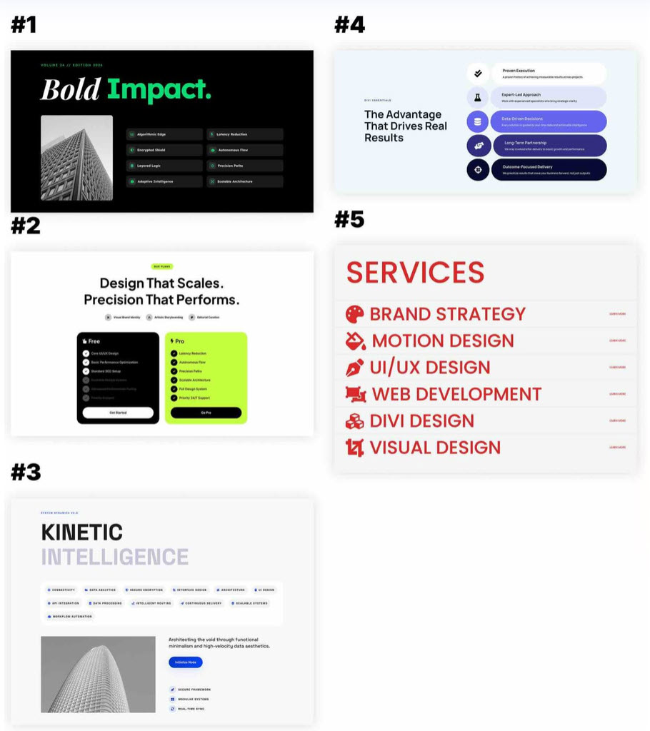 Icon List Designs